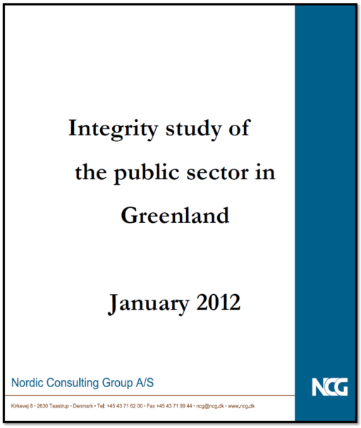 Integrity study of the public sector in Greenland