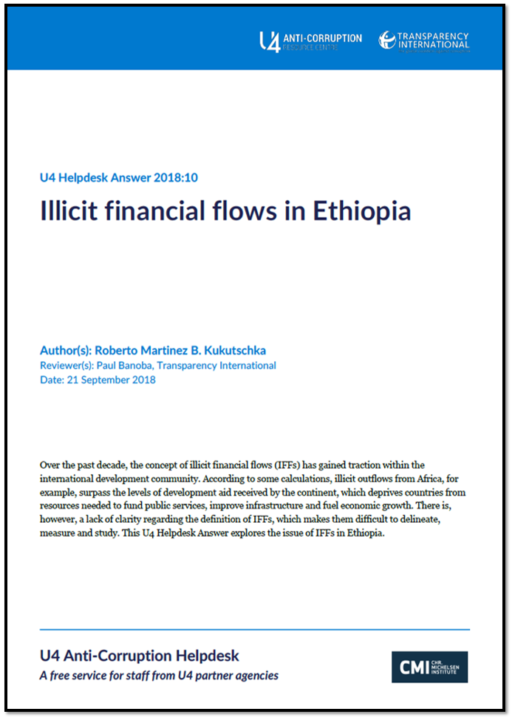 Illicit financial flows in Ethiopia