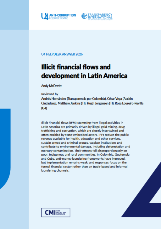 Illicit financial flows and development in Latin America