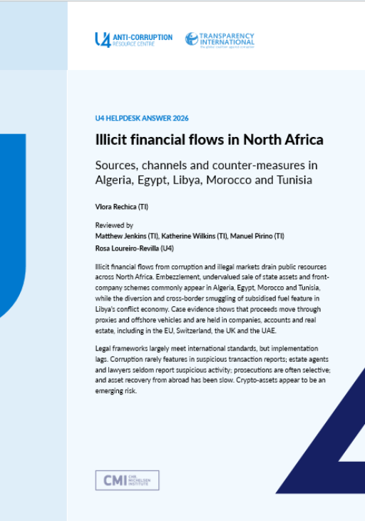 Illicit financial flows in North Africa