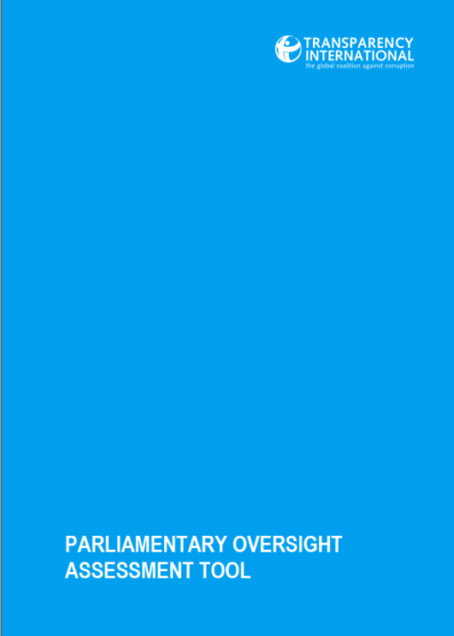 Parliamentary oversight assessment tool