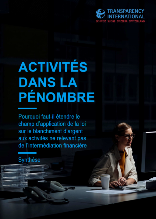 Activités dans la pénombre
