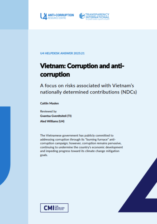 Vietnam: Corruption and anti-corruption
